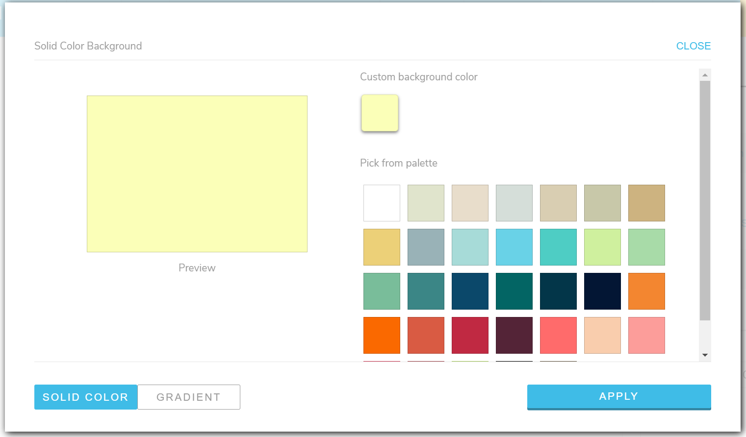 How do I add a solid color background? – PosterMyWall Help Center